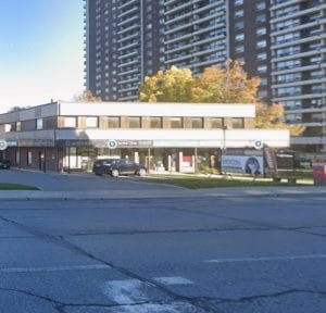 Une photo de la propriété commerciale 1299-1315 Richmond.