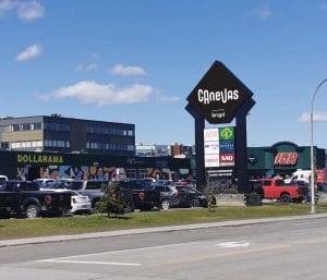 A picture of Canevas strip mall